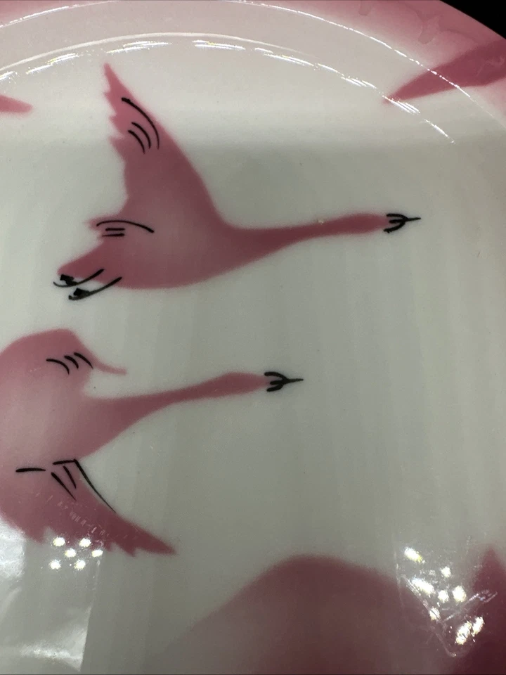 Two Syracuse China Dessert Plates “The Traveler” Pattern - Image 3 of 4