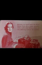 1  WIDE SWAP PLAYING CARD  SECRETARY PROMOTING THE LATEST ELLIOT ADDRESS CARDS