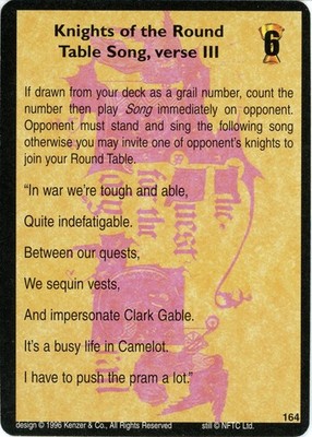 Knights of the Round Table Song, Vers III - Base Set - Monty Python and the