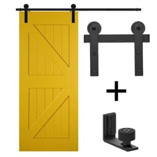 5'/6'/6.6'/8'/10' Sliding Barn Door Hardware Closet Track Kit for Single Door