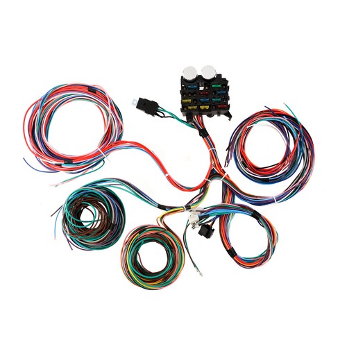 12V Universal Accessory 12 Circuit 12 Circuits Wiring Harness Kit Fit Car Truck - Picture 2 of 11
