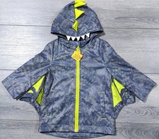 Dinosaur Jacket 12 Months Baby Boys Rain Wind Full Zip Fun Costume Cat Jack