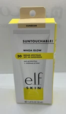 NEW e.l.f. SKIN Suntouchable Whoa Glow SPF 30 SUNBEAM Full Size 50ml/1.69oz ATHN