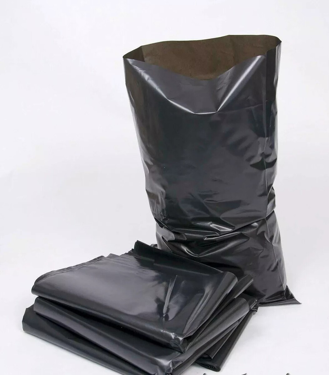 Black Rubble Sacks Builders Rubbish Waste Heavy Duty Strong Bags