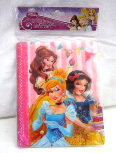 Disney The Princesses Holographic 3-D 32 Photo Album Book-New!AR4S - 第 1/2 張圖片