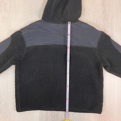 Zanerobe Mens Black Sherpa Fleece Hooded Jacket Size Large - Picture 9 of 10