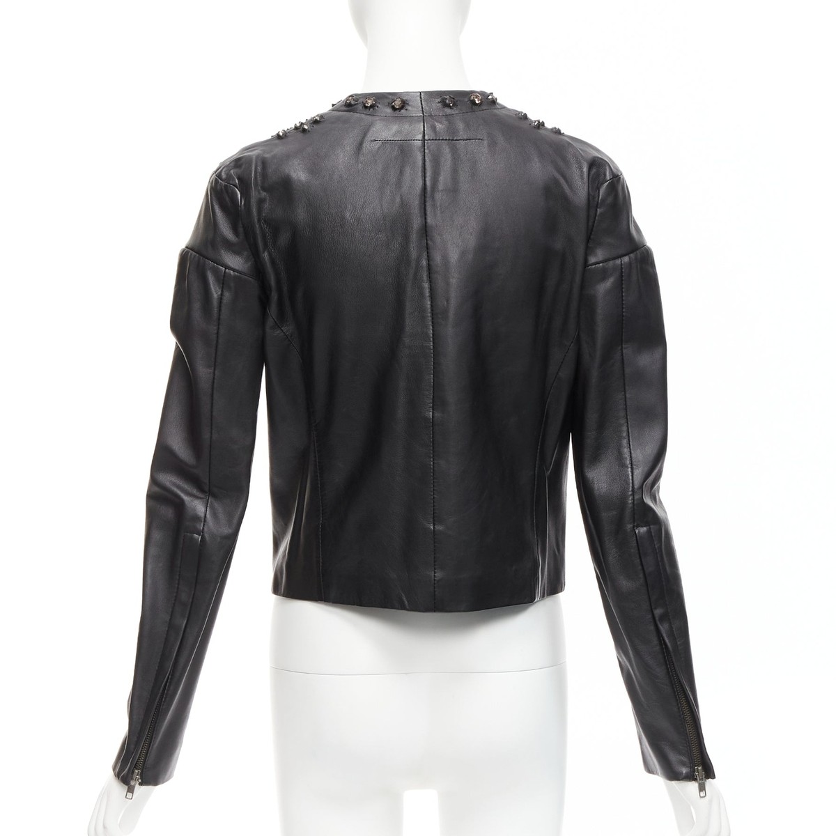 [美品]CLANEクラネ　EGG エッグFAKE LEATHER JACKET CLANE EGG FAKE LEATHER JACKET