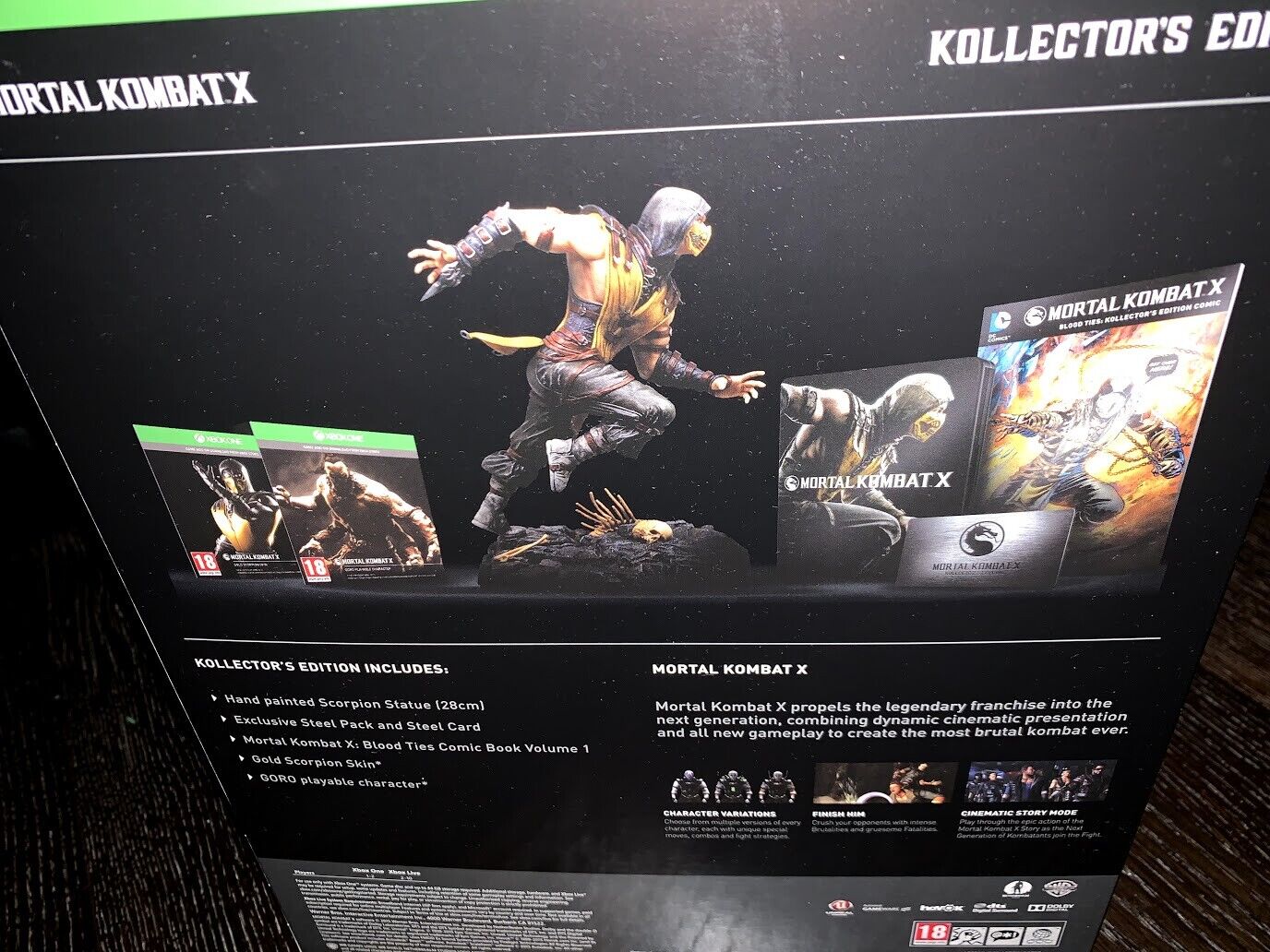 Mortal Kombat X Limited Edition Xbox One (Brand New Factory Sealed US  Version) X