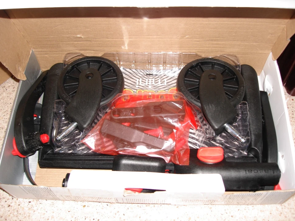 Lascal Buggy Board Mini Negro/Rojo Universal Ride-On Carrito Board Hasta 22 kg Foto 4 de 4