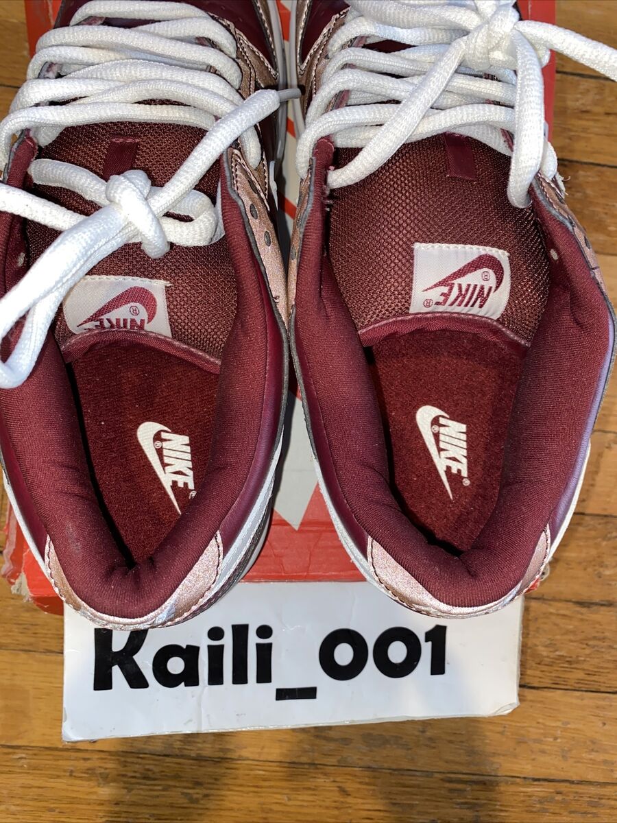 Nike Dunk Low Pro B Sz 12 3M RED Maroon USED WORN 624044-611 Nike Dunk Low Pro B Sz 12 3M RED Maroon USED WORN 624044-611