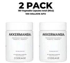 Codeage, Akkermansia Muciniphila, 2 PACK, 90 Veg Capsules (180 total!)