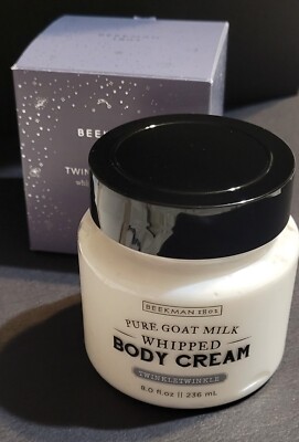 Beekman 1802 Goat Milk Whipped Body Cream - Twinkle Twinkle 8 oz READ