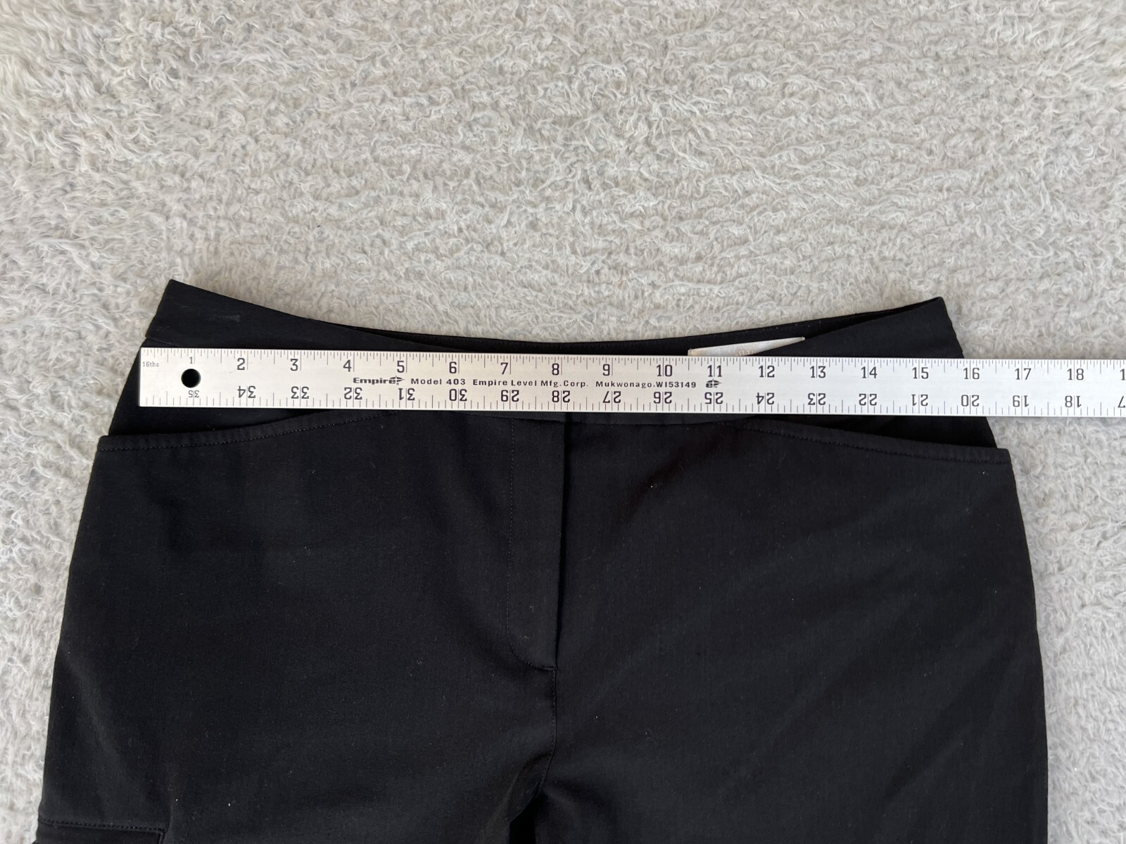 Callaway Womens Shorts Golf Solid Black Pockets Zippe… Gem