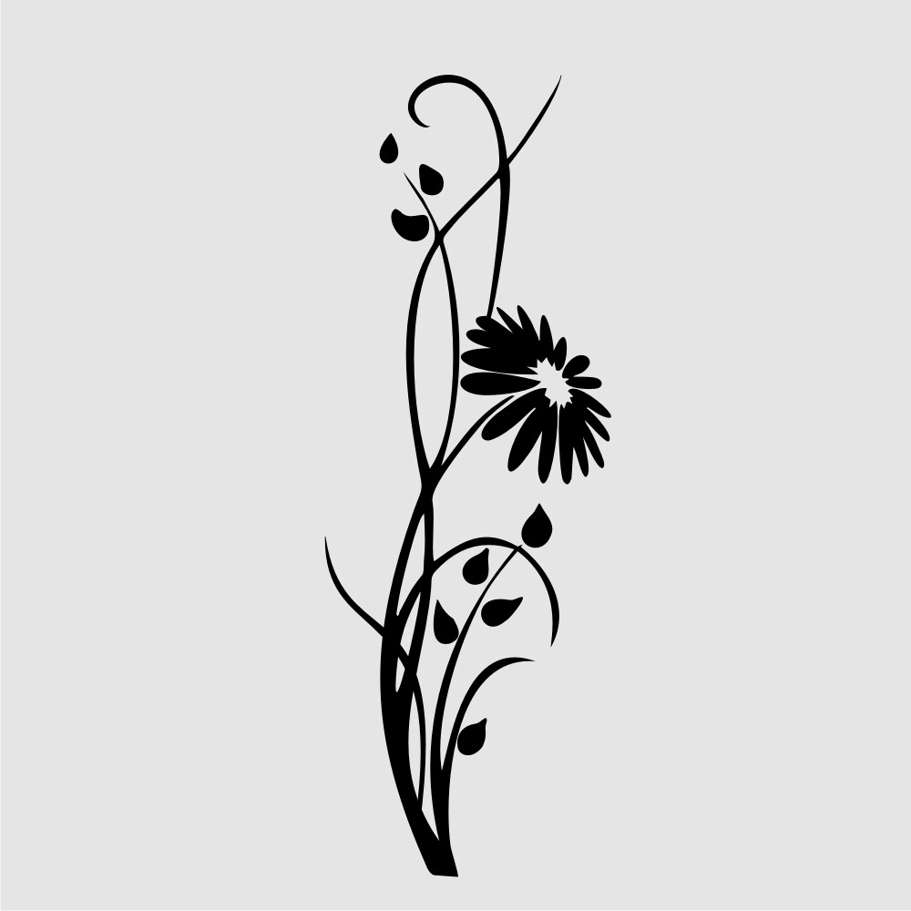 GERBERA FLOWER Reusable Stencil A3 A4 A5 Romantic Shabby Chic Craft Flora / F16 | eBay gerbera-daisy-flowers-reusable-stencil-for-canvas-and-wall-painting-id-imartdecor-com