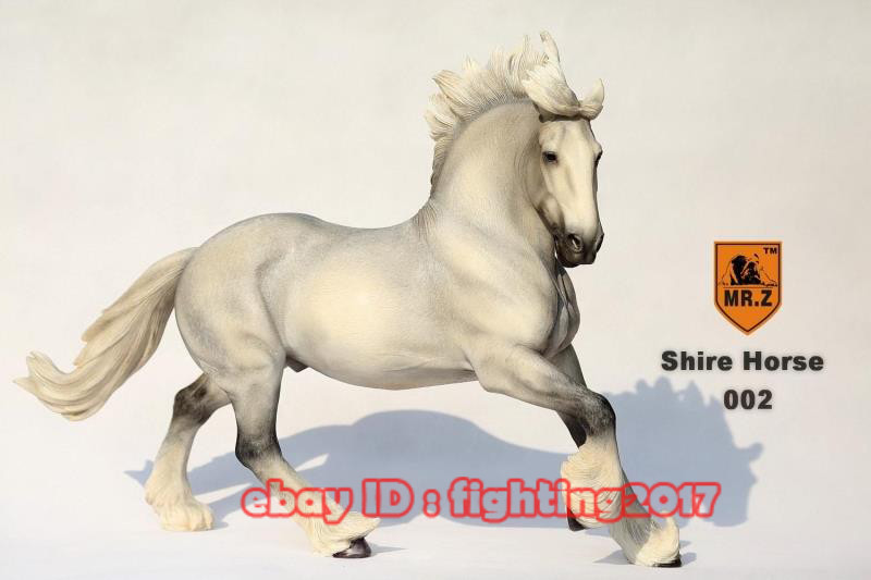 1/6 Mr.Z Resin Statue Animal Series 20'' Shire Horse In Stock