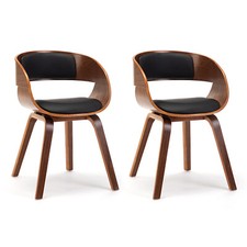 Esszimmerstuhl 2× Stuhl Esstischstuhl Küche Wohnzimmer Holzstuhl mit Armlehne