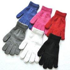 Women Men Knitted Gloves Full Finger Mittens Hand Warmer Outdoor Unisex Gloves