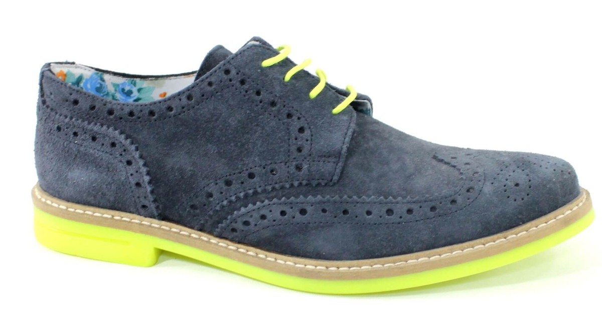 ATPCO Elegante Herren Schuhe Brogue Blau Leder Art A108CS6 OUTLET