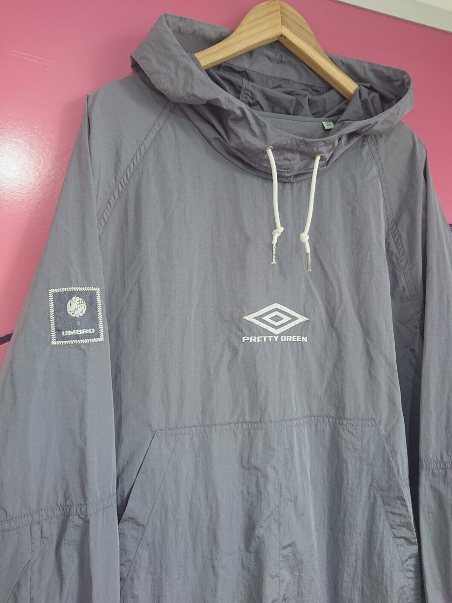 Pretty Green x Umbro Hooded Jacket Smock | RARE | S / M | Oasis