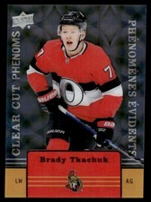 2019-20 Upper Deck Tim Hortons Clear Cut Phenoms Brady Tkachuk R68