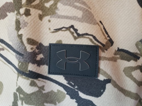 Under Armour Rut Fleece Vest Hoodie Barren Camo - Mens Size Small (1356288-999) - Picture 2 of 9