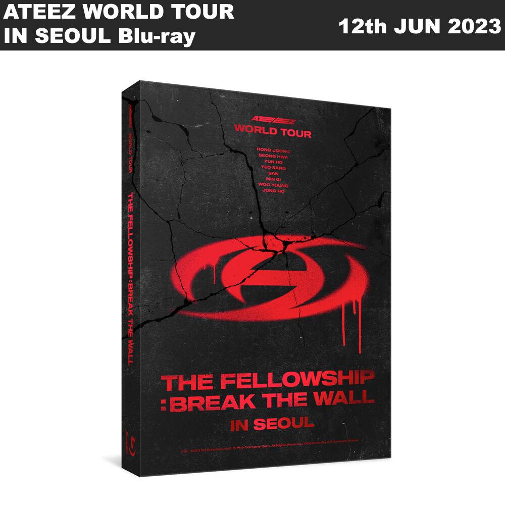 ATEEZ WORLD TOUR THE FELLOWSHIP BREAK THE WALL IN SEOUL Blu