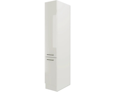 Flex Well Apothekerschrank Lund BxTxH 30 x 57 x 200 cm lichtgrau glänzend zerleg