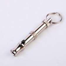 Stainless Steel Dog Puppy Pet Training Whistle Adjustable 3 Pieces