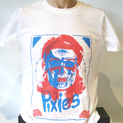 Pixies Indie Punk Rock Kurzarm Weiß Unisex T-Shirt S-3XL