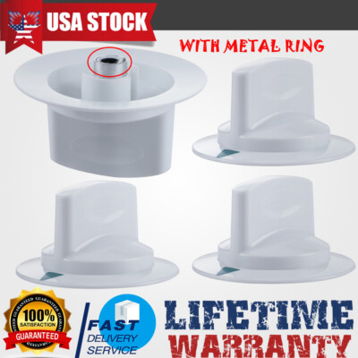 WE1M652 GE Dryer Timer Control Knob fits Hotpoint AP3995164 PS1482196 US 4 PCS