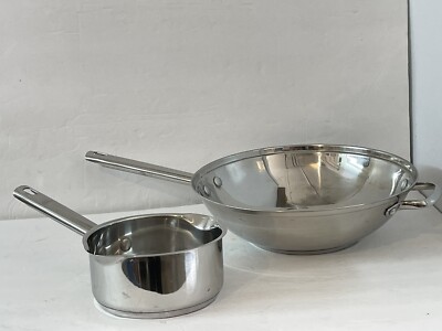 Wolfgang Puck Bistro Collection 12  Stir Fry Pan & 1.5 QT W/Dual Spout No Lid