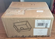 MENATT ROVOGO 15-INCH UNDERMOUNT SINGLE KITCHEN BAR STAINLESS STEEL SINK 15x17x8