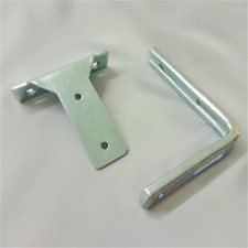 L and T ANGLE BRACKETS for Pelmet Boards or Shelves Very Strong, Zinc, Slotted