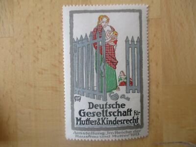 (4809) Reklamemarke - Deutsche Gesellschaft für Mutter & Kindesrecht 1913
