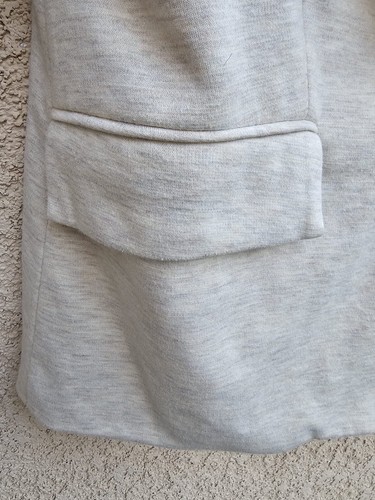 ANTHROPOLOGIE by Cartonnier NWT Open Work Ivory Linen Blazer/Jacket Elbow Patch - Picture 8 of 9