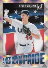 2018 Donruss Baseball RYLEY GILLIAM AMERICAN PRIDE 501/999 -USA BASEBALL
