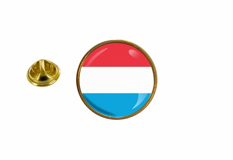 spilla pin pin's spille spilletta bandiera rotondo coccarda lussemburgo