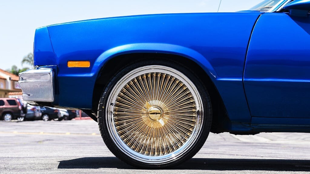 20x8" WIRE WHEELS STANDARD 150SPOKE STRAIGHT LACE CHROME WITH GOLD RIMS (P29) eBay