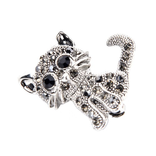 Brooch Crystal Rhinestone Animal Lovely Broach Pin Bridal Jewelry Accessory T vi - Picture 5 of 12