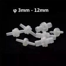 Plastic Clear Check Valve Water stop One Way Oil resistant Non-returnValve3-12mm