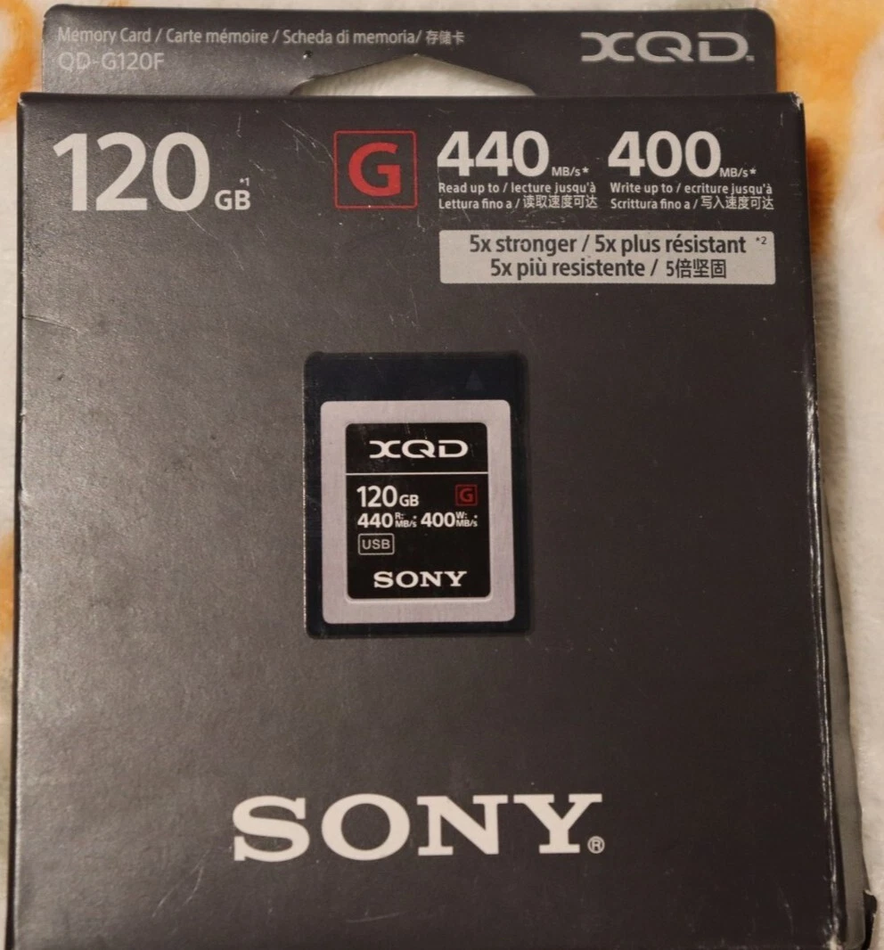 Sony xqd shop 120gb