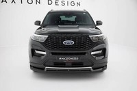 Front Ansatz FüR Ford Explorer XLT Mk6 Schwarz Glanz Spoilerlippe Schwert