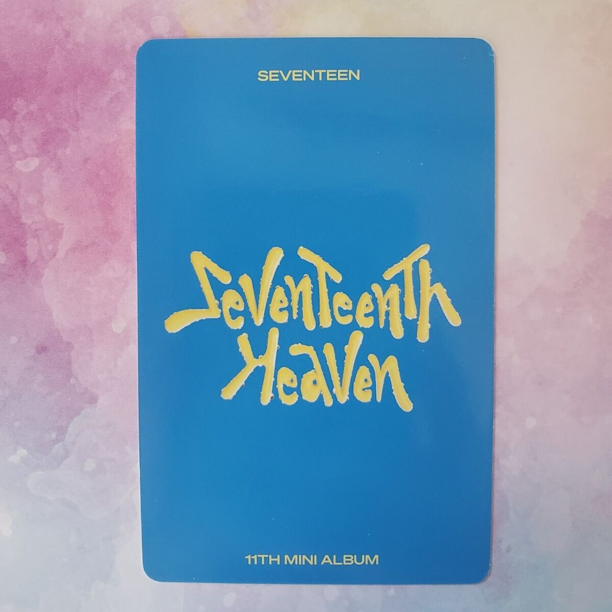 SEVENTEEN 11th Mini Album SEVENTEENTH HEAVEN CARAT Ver. photo card