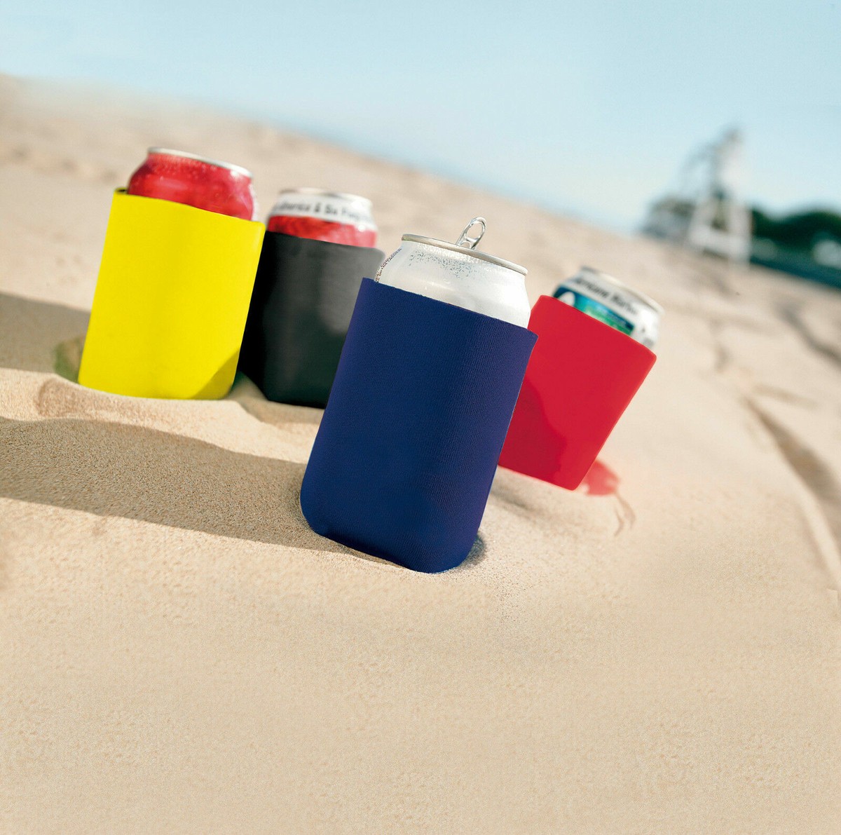 (TWO) Collapsible KOOZIE™ Can Coolers/koolers Suitable for