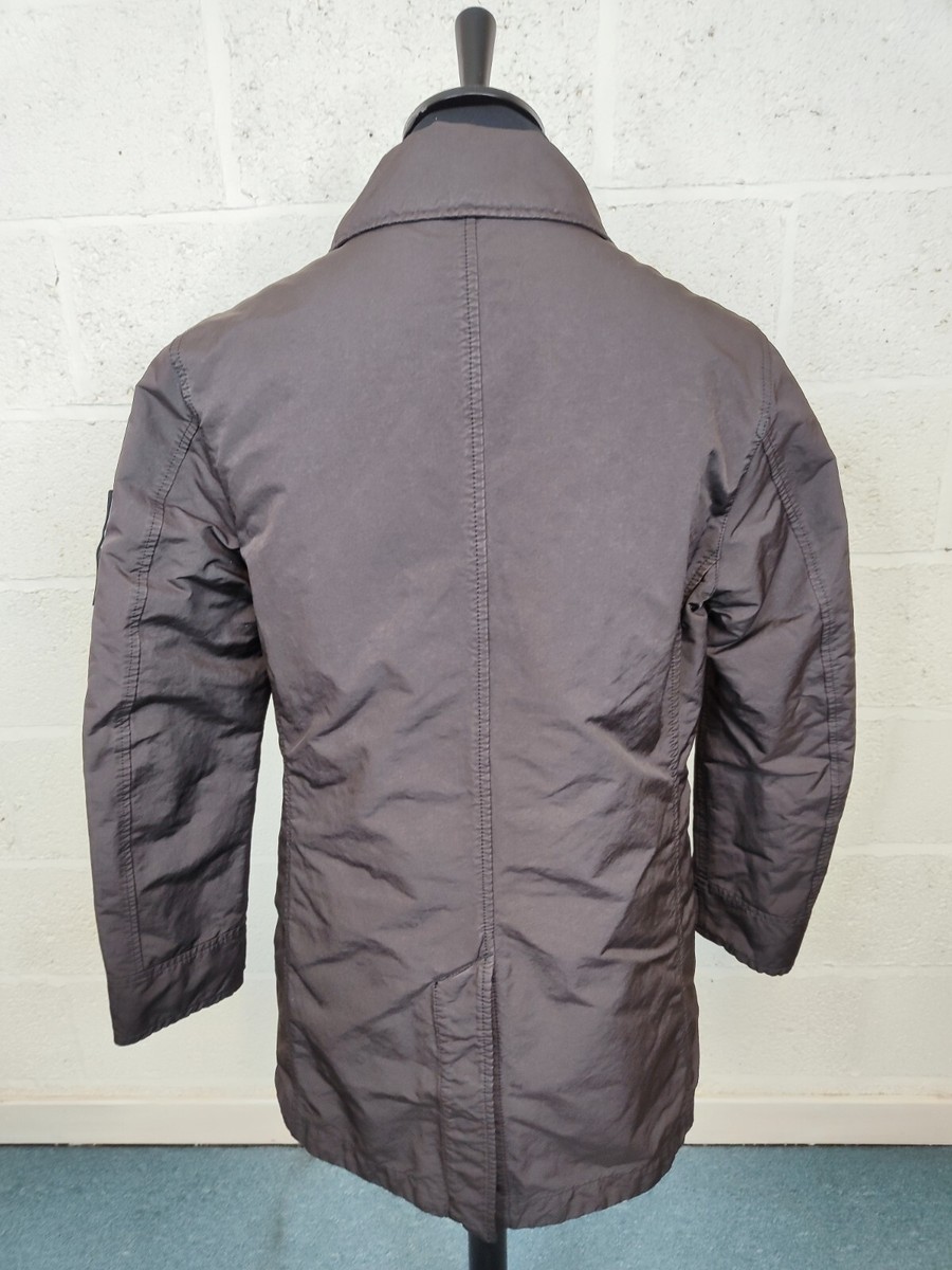 Stone Island David - TC Trench Coat with Primaloft In Brown Size