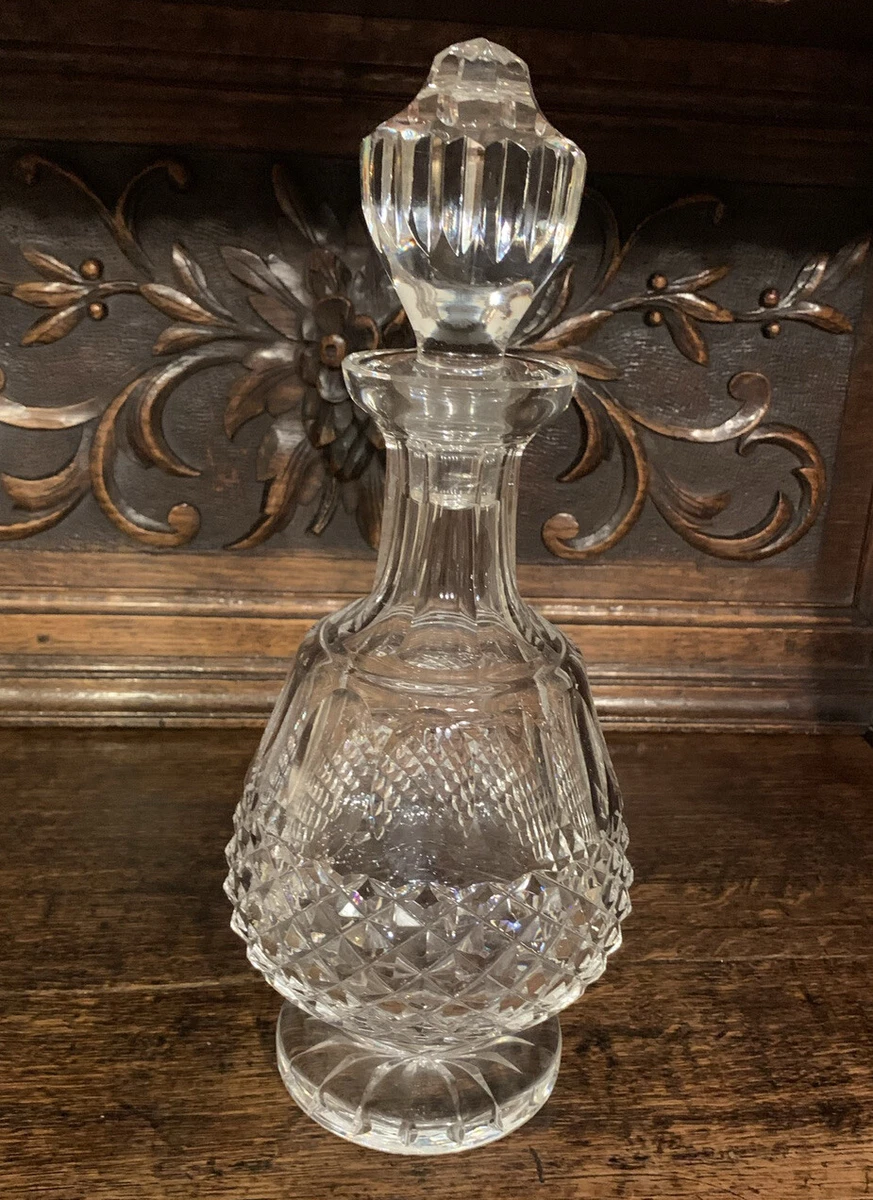 Estate Waterford Crystal Brandy Decanter in Colleen Short Stem