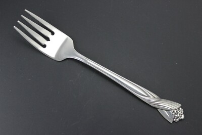 Oneida 'Katrina' Stainless Steel Flatware Set - Floral Tip, Glossy Finish (Used - Good Condition) - View #11