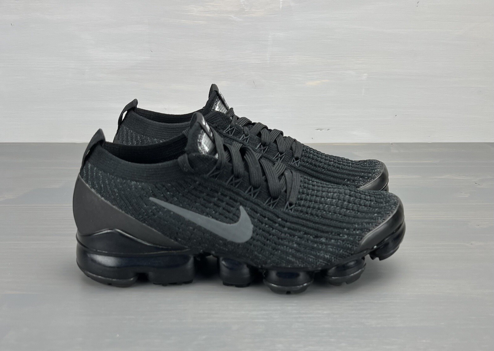 nike air vapormax flyknit 3.0 triple black men's