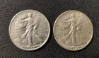 (Lot of 12) Walking Liberty Half Dollars - 90% Silver - VF AU Condition
