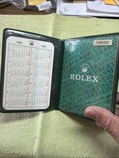 Vintage Rolex wallet /paper holder; translation Book (1986) &1986 calendar Set❗️